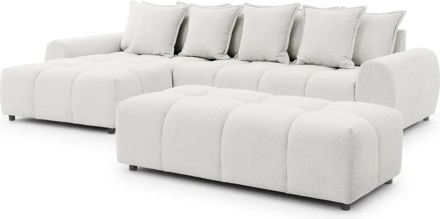 Biały podnóżek Albane – Ropez