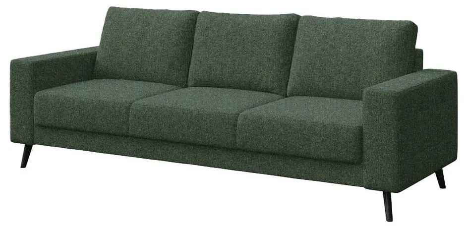 Ciemnozielona sofa 233 cm Fynn – Ghado