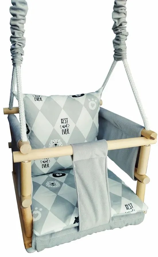 Welwetowa huśtawka 3w1 dla dziecka 6 wzorów G6-W84