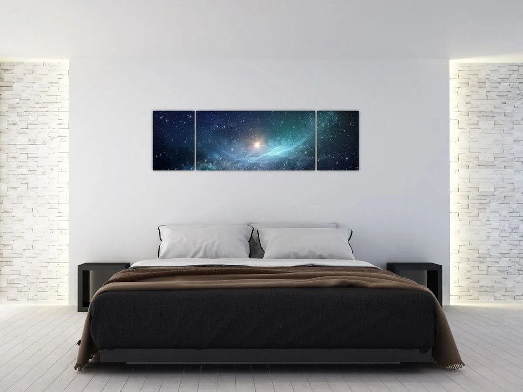 Obraz - Gwiazdy i mgławice (170x50 cm)