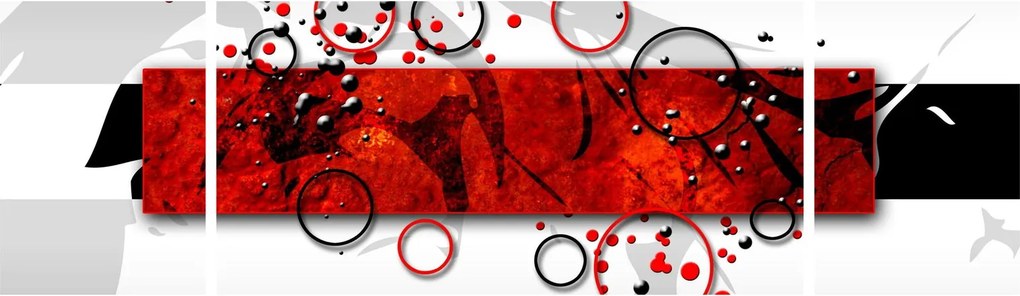 Obraz abstrakcji (170x50 cm)