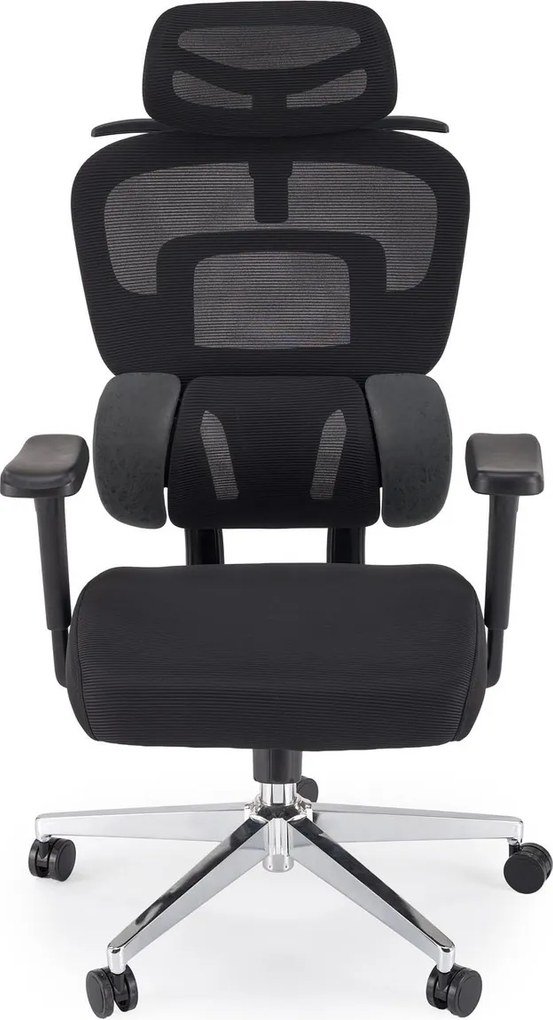 Fotel biurowy ergonomiczny Booster Halmar z regulowanym zagłówkiem