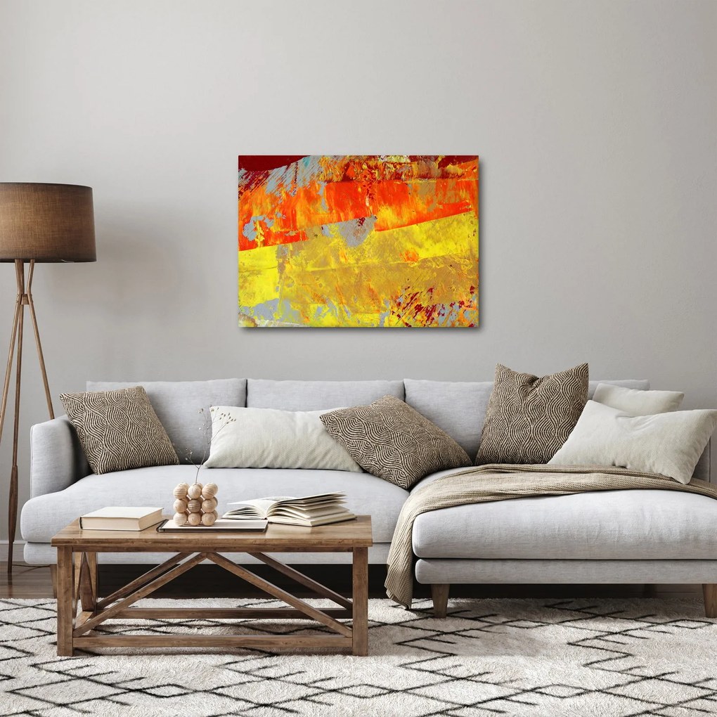 Obraz abstrakcji - malarstwo (70x50 cm)