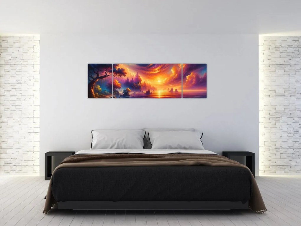 Obraz - Magiczny świat (170x50 cm)