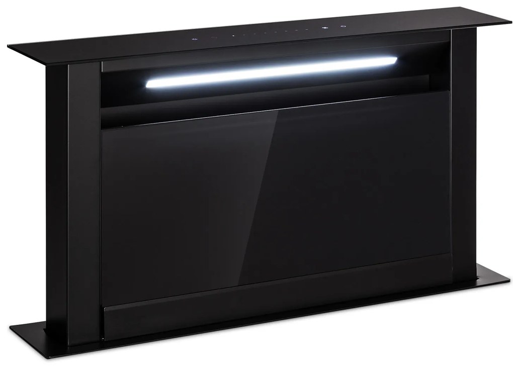 Klarstein Royal Flush 60cm 604.1m³/godz. Okap Blatowy Czarny