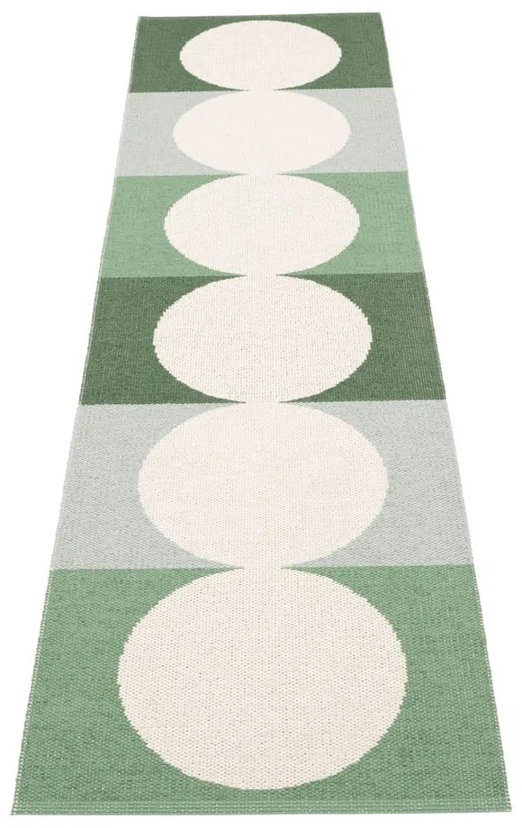 Zielono-kremowy chodnik odpowiedni na zewnątrz 70x280 cm Otto Herb – Pappelina