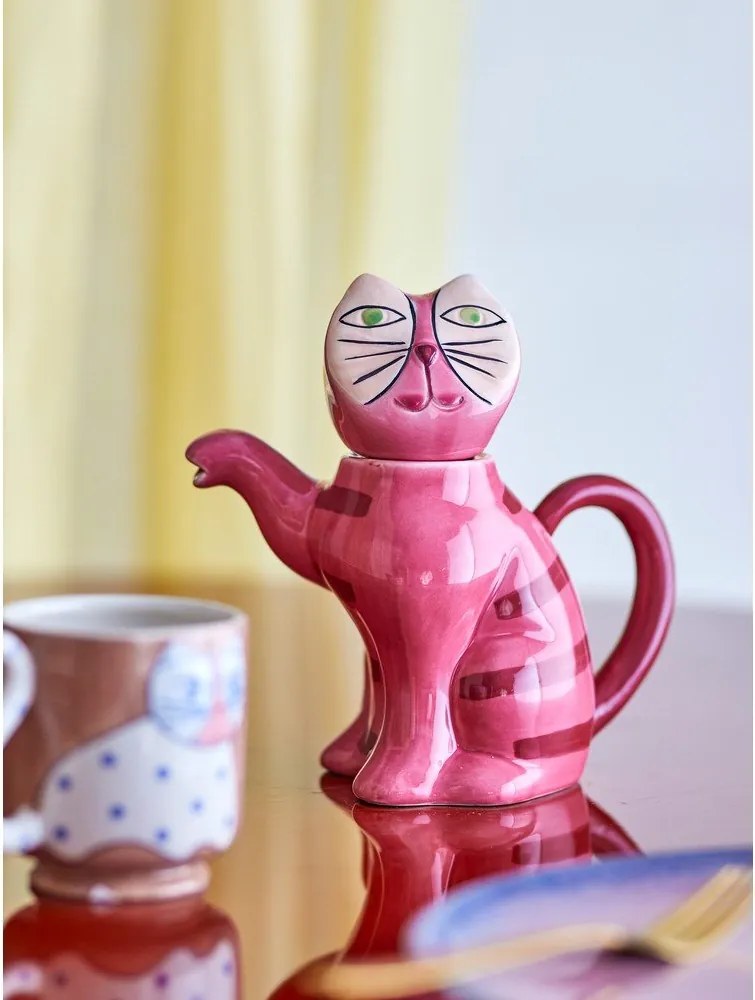 Różowy dzbanek do herbaty ceramiczny 500 ml Missy – Bloomingville