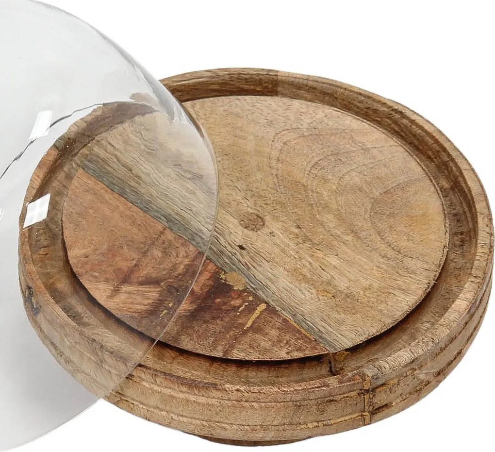 Patera na ciasto z drewna mango, Ø 19 cm