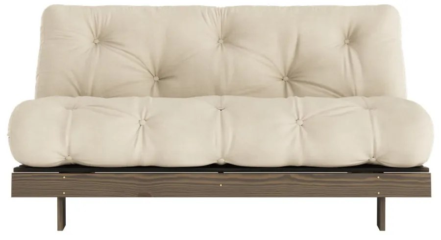 Beżowokremowa rozkładana sofa 160 cm Roots – Karup Design