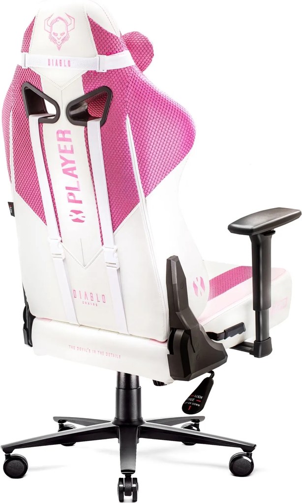 Fotel gamingowy Diablo X-Player 2.0 Normal Size Marshmallow Pink