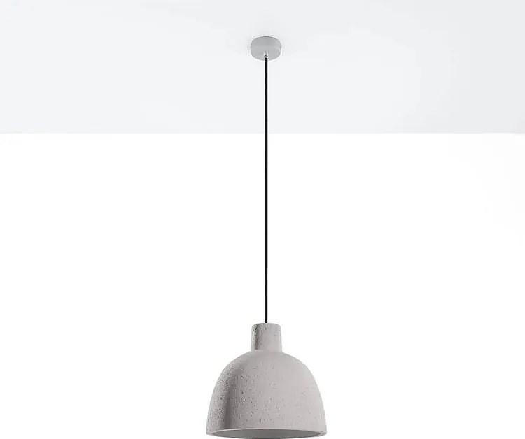 Lampa wisząca DAMASO betonowa