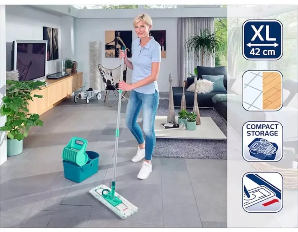 Leifheit Zestaw wiadro profi Compact + mop Profi 55092