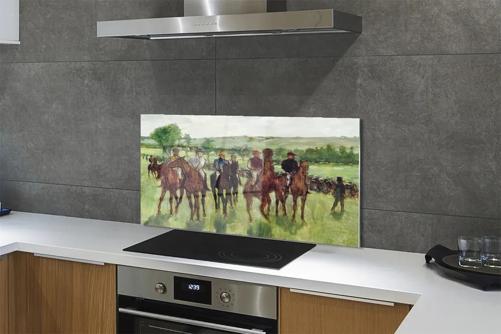 Panel nad Blat Kuchenny Jeźdźcy - Edgar Degas