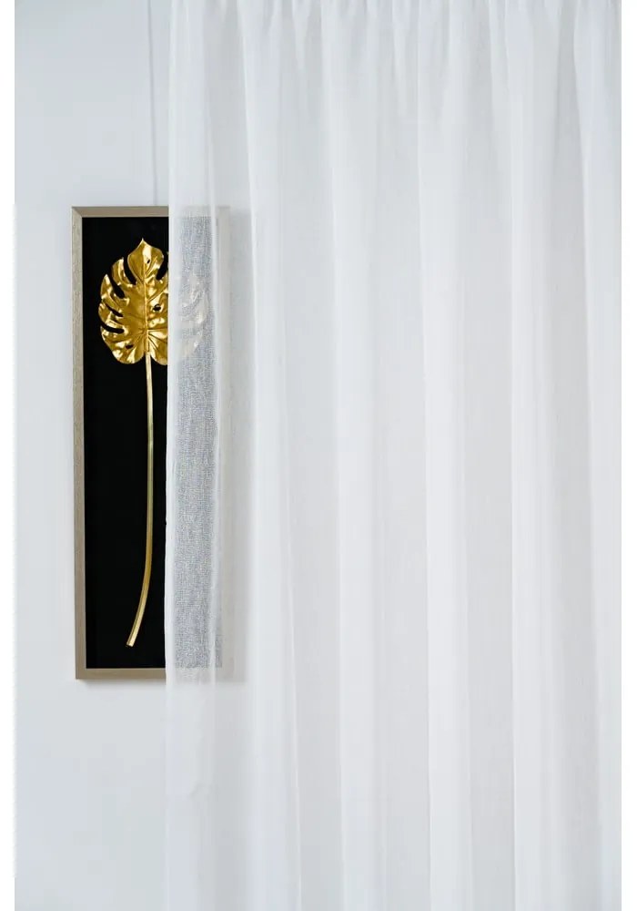 Biała firanka 140x245 cm Perseide – Mendola Fabrics