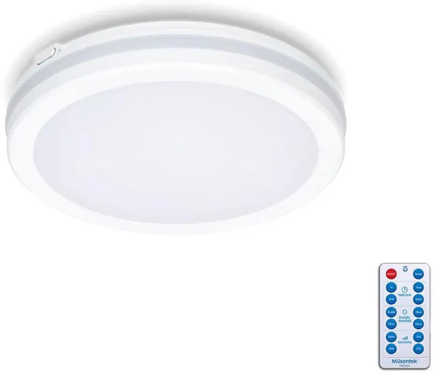 LED sufitowa lampa łazienkowa z czujnikiem LED/12W/230V pr. 20 cm biała + DO