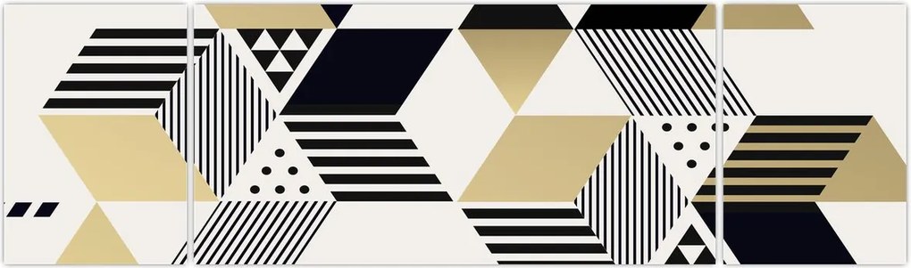 Obraz - Kształty geometryczne N⁰1 (170x50 cm)