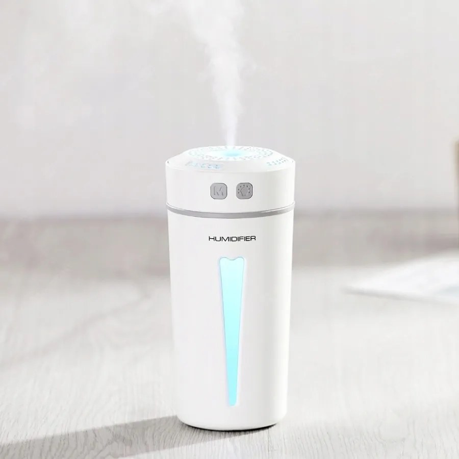 Nawilżacz powietrza dyfuzor ultradźwiękowy led rgb