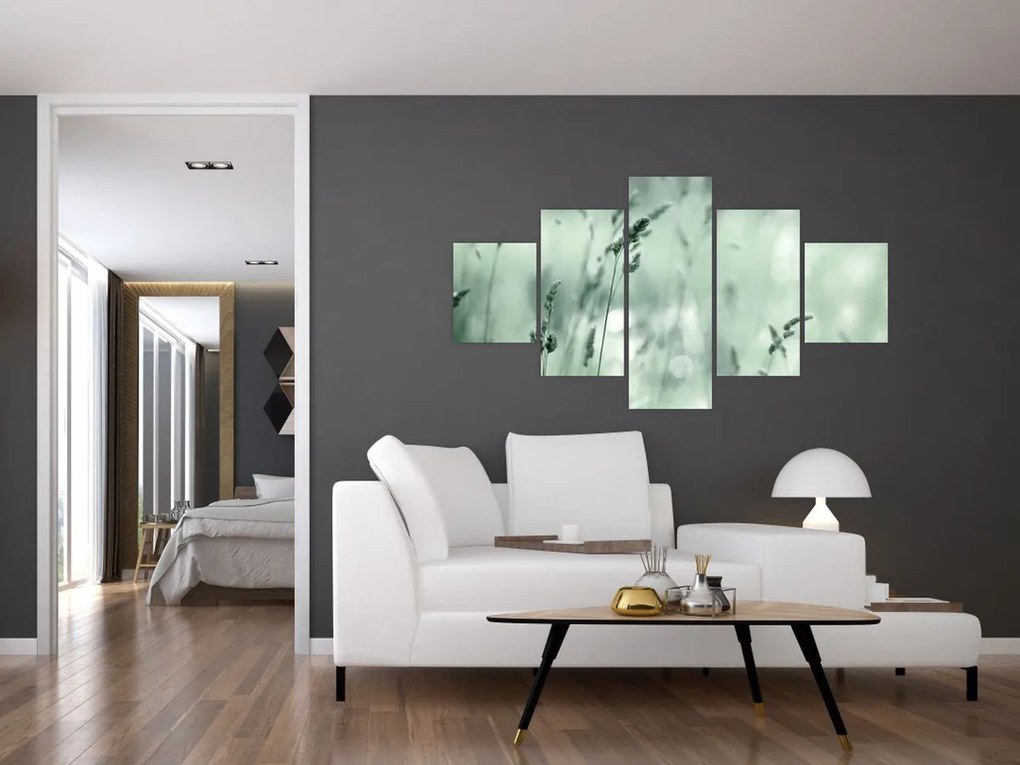 Obraz - Zielona łąka (125x70 cm)