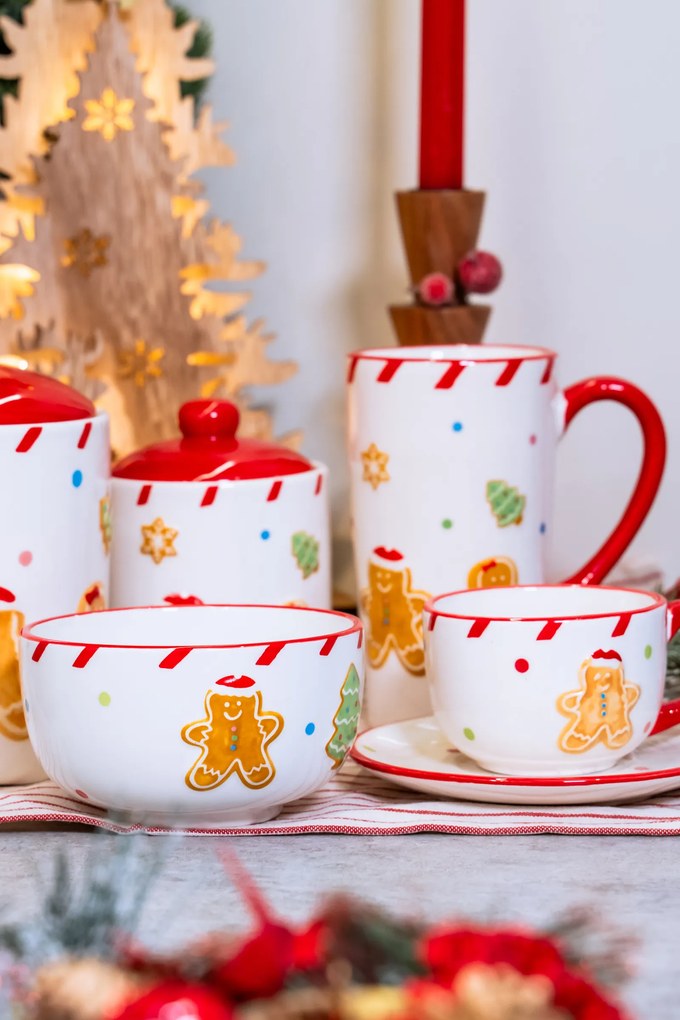 Świąteczna miseczka, 12 cm, GINGERBREAD