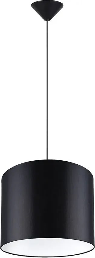 Czarna elegancka abażurowa lampa nad stół - 11X A653 B1-Z72