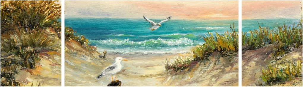 Obraz - Piaszczysta plaża (170x50 cm)