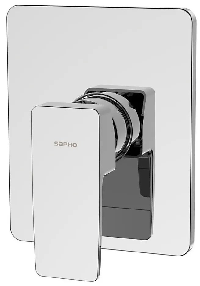 Sapho - Bateria prysznicowa podtynkowa TURSI, chrom błyszczący