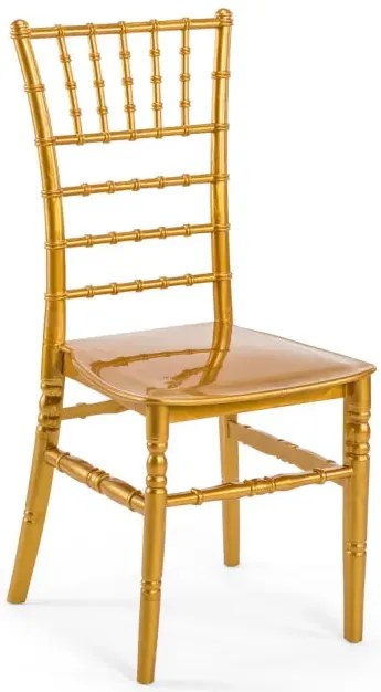 Złote krzesło stołowe krzesło chiavari K5-E08