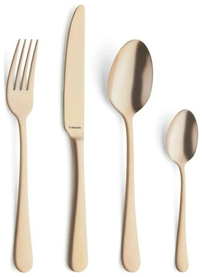 Zestaw sztućców AUSTIN ze stali nierdzewnej, 24 części, złoty