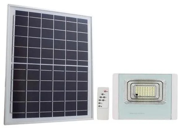 LED zewnętrzny solarny reflektor 12W/3,2V IP65 4000K + DO