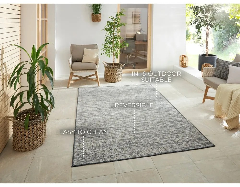 Szary dywan odpowiedni na zewnątrz 340x240 cm Gemini – Elle Decoration