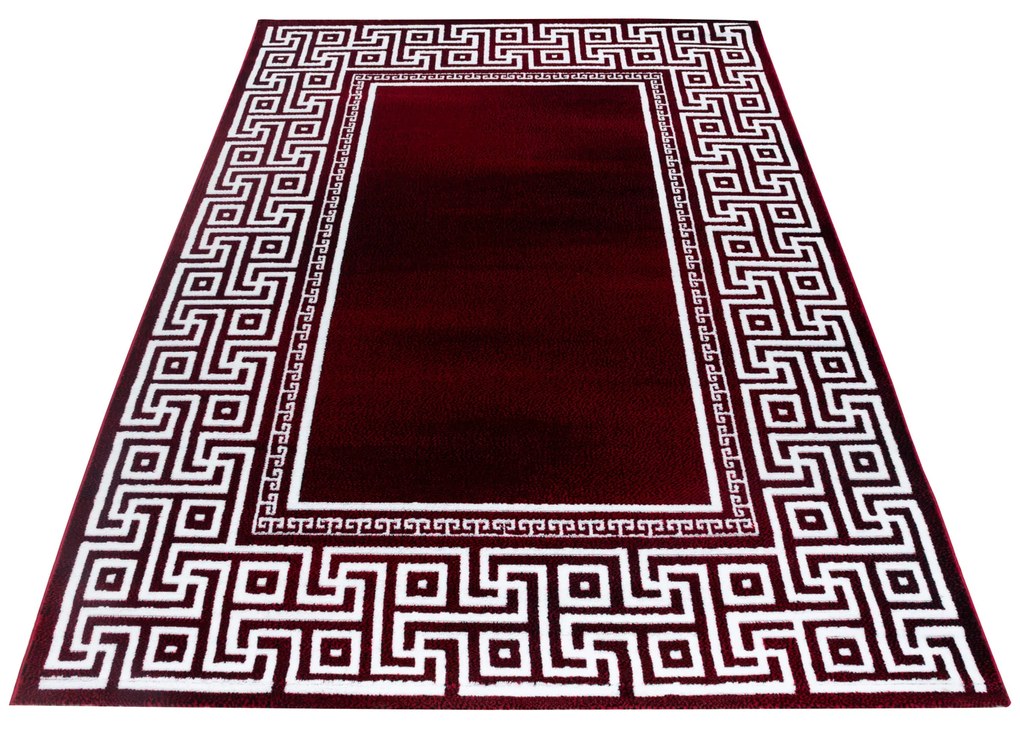 Dywan nowoczesny Parma klasyczny czerwono-kremowy 160 cm x 230 cm