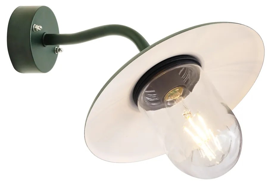 Zewnetrzna Zewnętrzna lampa ścienna ciemnozielona IP44 - MunichPrzemysłowy Oswietlenie zewnetrzne