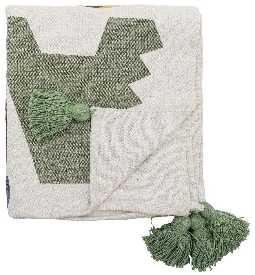 Koc dziecięcy z bawełny z recyklingu 130x160 cm Memmo – Bloomingville Mini