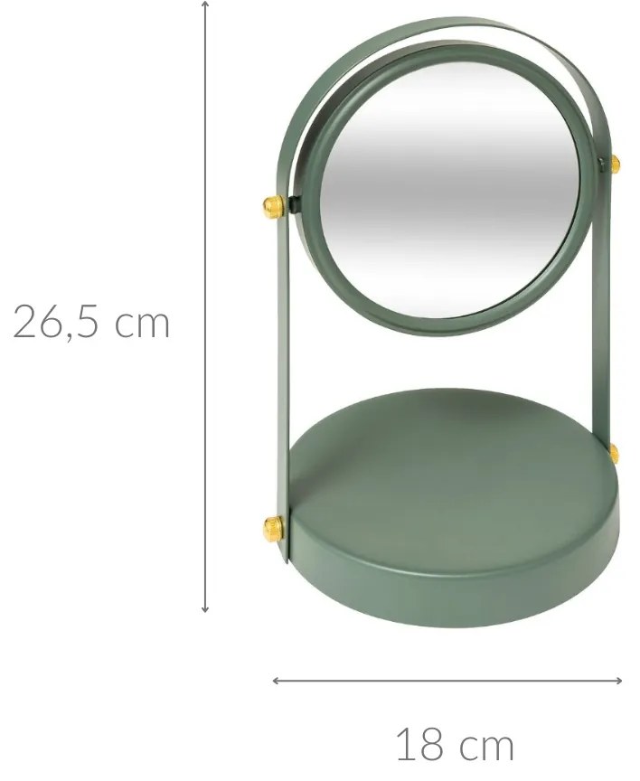 Lusterko kosmetyczne DUO, 26,5 cm