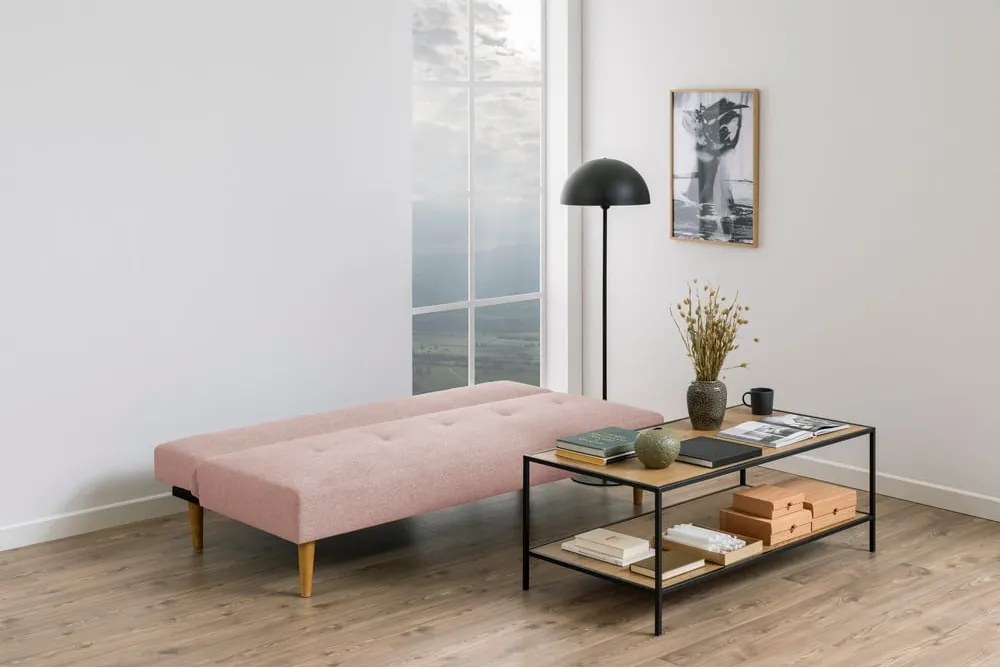 Różowa rozkładana sofa 180 cm Matylda – Bonami Essentials
