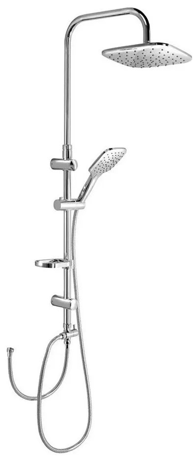 Aqualine - Zestaw prysznicowy KERA błyszczący chrom