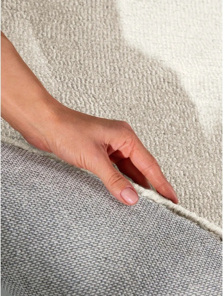 Kremowy dywan z mieszanki wełny tkany ręcznie 125x200 cm Kari Organic – Villeroy&amp;Boch