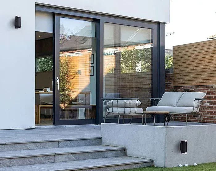 Czarny nowoczesny kinkiet tuba - 9X A460 A4-Z01