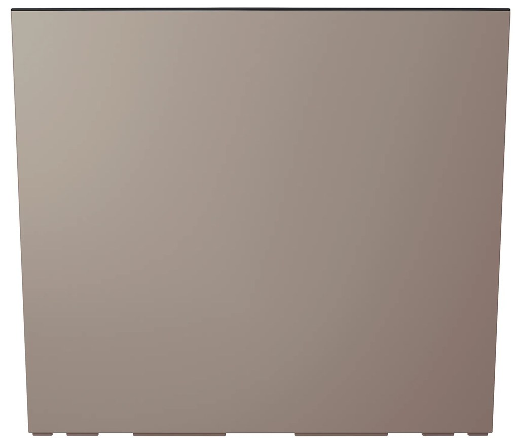 Donica ogrodowa z wkładem Urbi Case Tower 77 x 23,5 x 68,5 cm mocca PROSPERPLAST