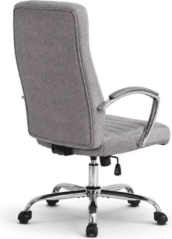 Fotel obrotowy Lezuma szary – nowoczesny, ergonomiczny fotel biurowy