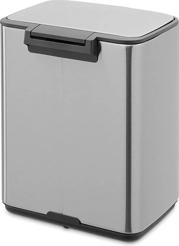 Stalowy kosz na śmieci z pedałem w kolorze matowego srebra 7 l Bo – Brabantia