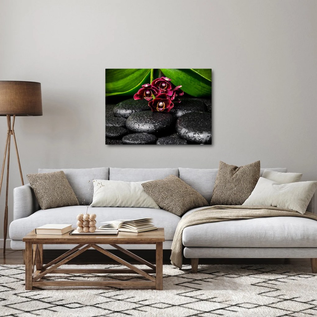 Obraz - Kamienie lawy (70x50 cm)