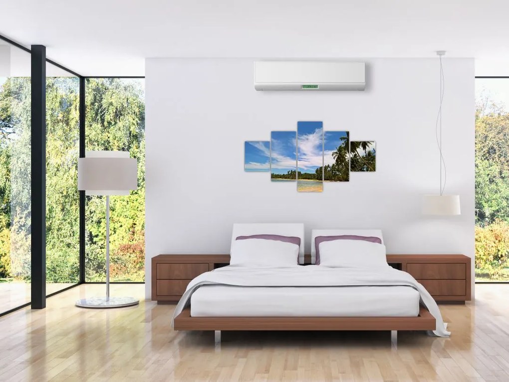 Obraz plaży (125x70 cm)