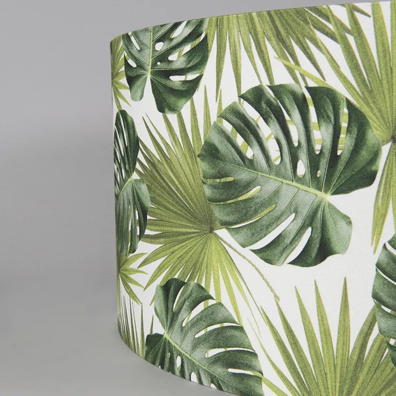 Abażur z bawełny 50/50/25 - Leaf Nowoczesny