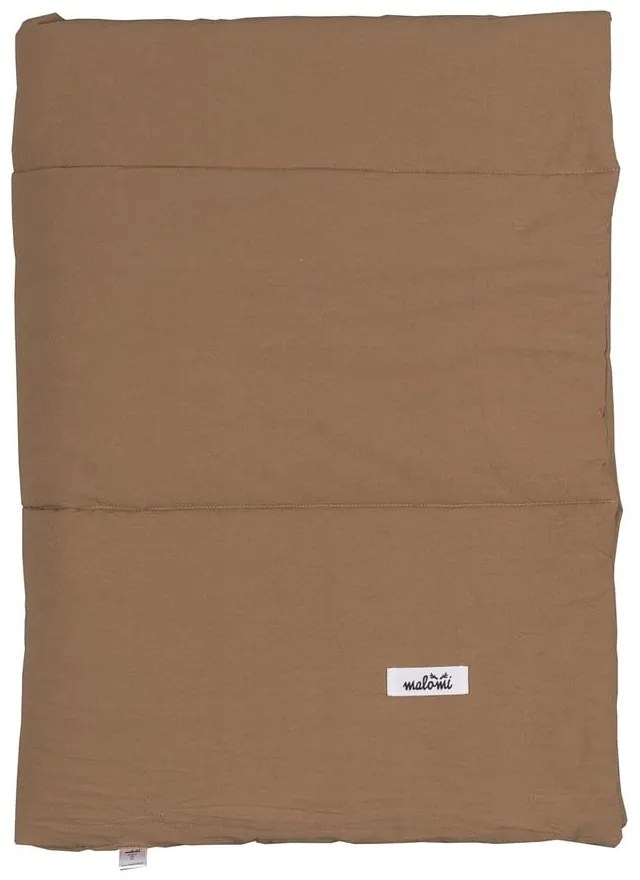 Brązowy bawełniany koc dziecięcy 100x135 cm – Malomi Kids