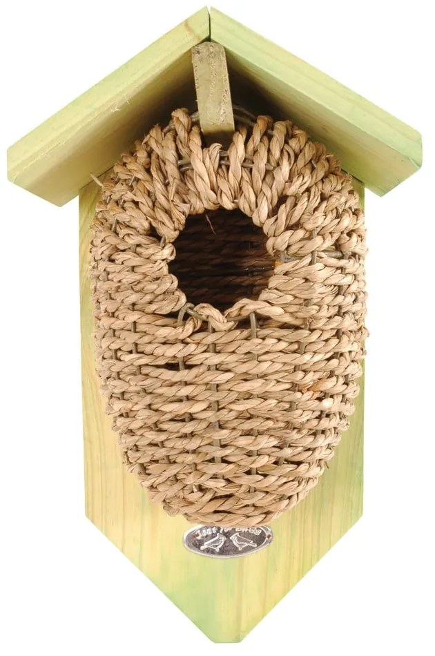 Budka dla ptaków z trawy morskiej Esschert Design, wys. 26,2 cm