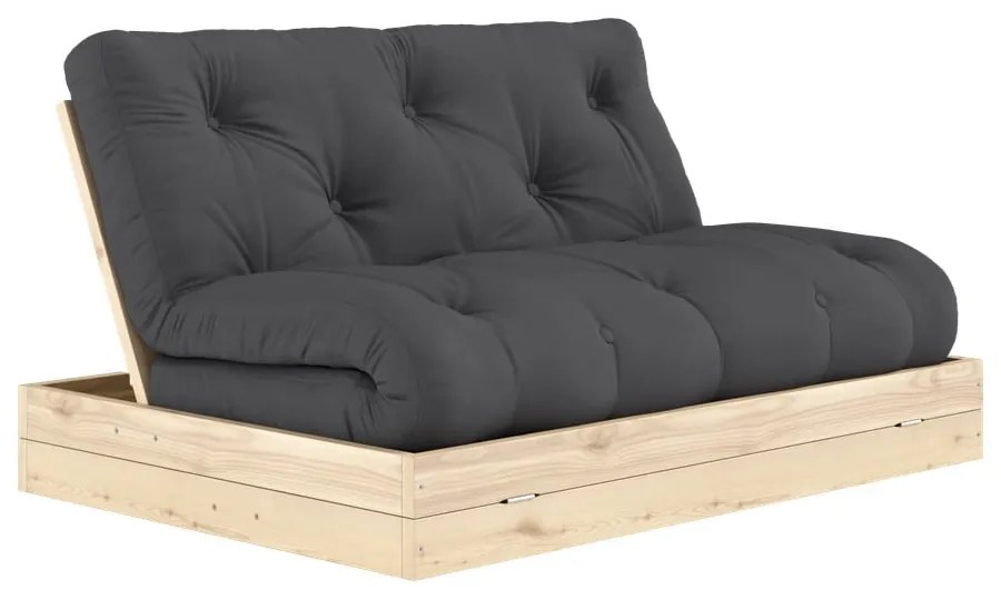 Ciemnoszara rozkładana sofa 145 cm Flip – Karup Design