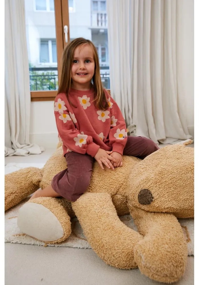 Brązowy dziecięcy worek do siedzenia Sleepy Bear – Lorena Canals