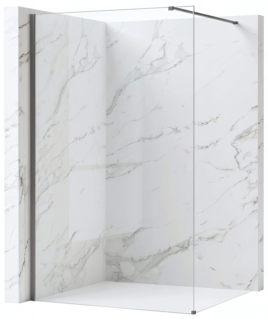 Kabina prysznicowa Walk-In Rea Flexi Transparent / Tytan 90