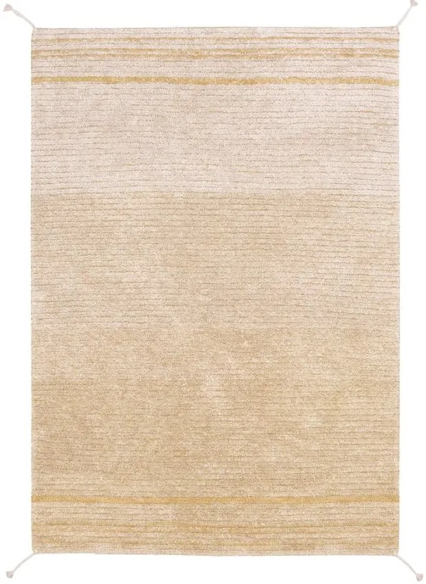 Bawełniany dywan w kolorze ochry 170x240 cm Twin Amber – Lorena Canals